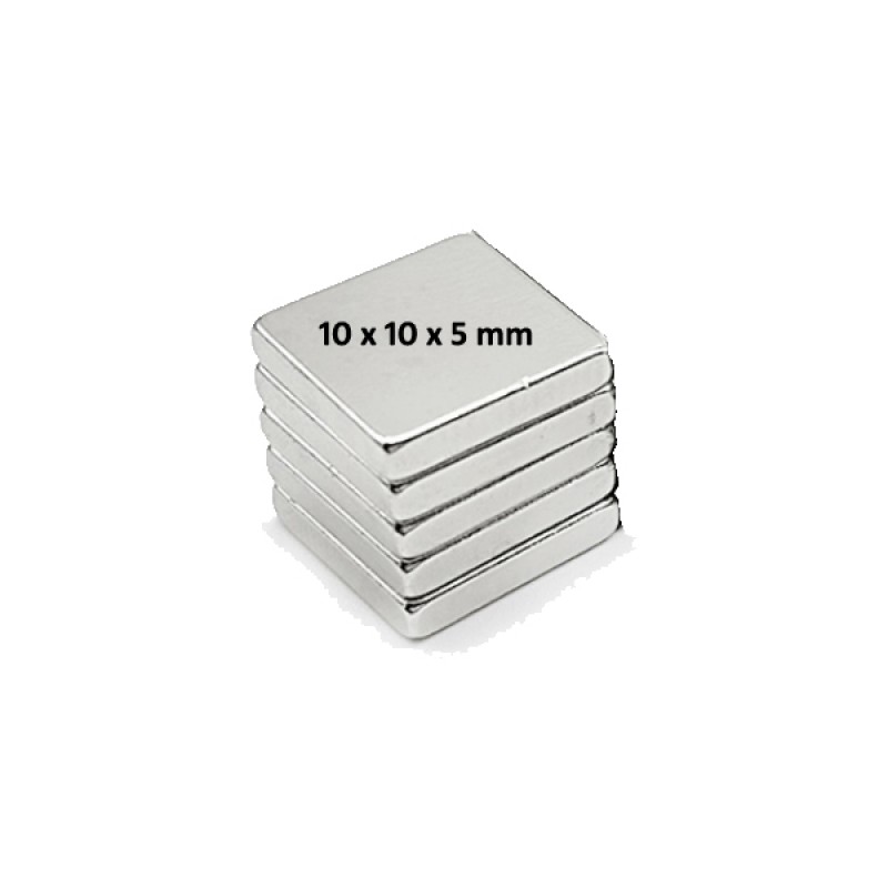 ΜΑΓΝΗΤΗΣ Ισχυρός Επίπεδος 10x10x5 mm